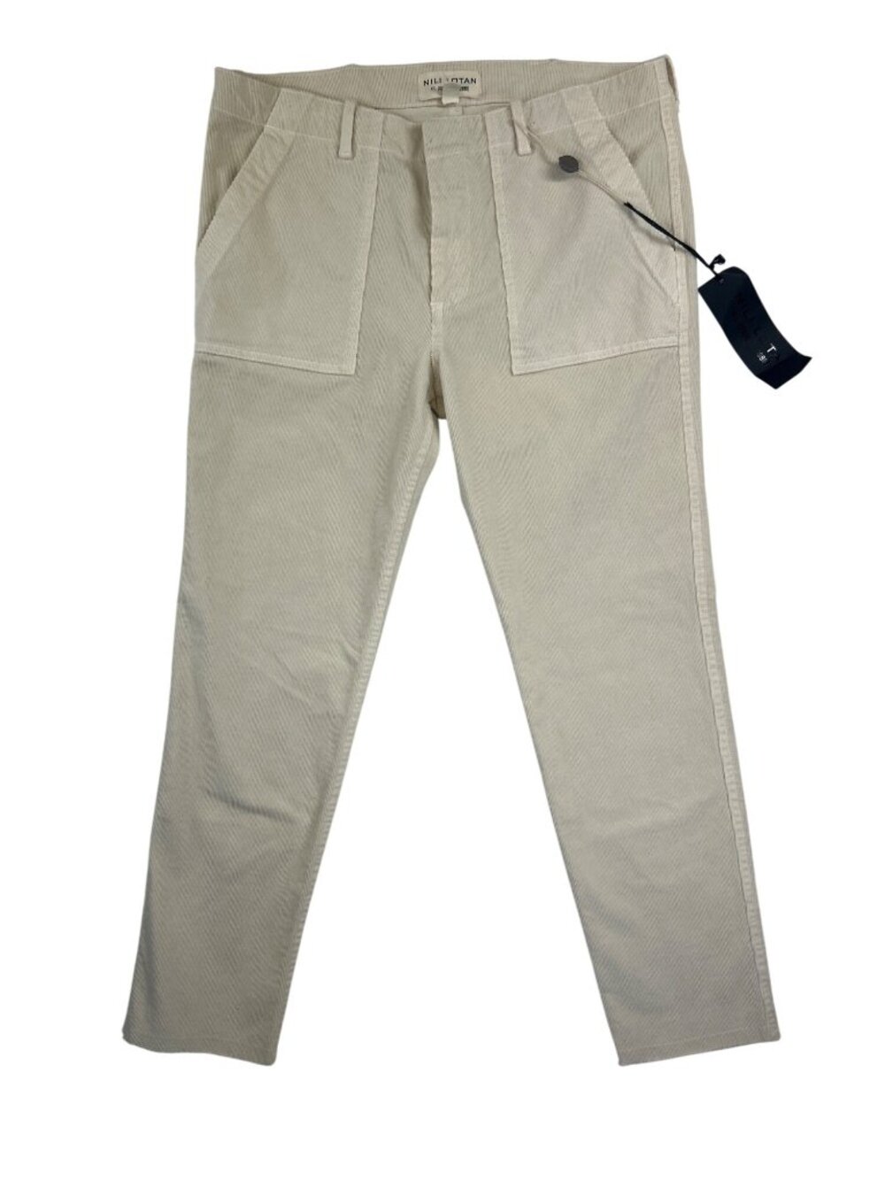 NWT Nili Lotan Corduroy Ankle Pants Women's 8 Patch Pockets Quiet Luxury